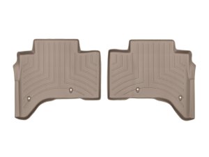 Land Rover Range Rover Floor Mats - Rear - WeatherTech - FloorLiner DigitalFit - Tan - `13-`27