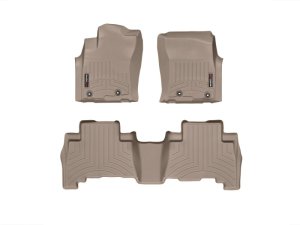Toyota 4Runner FloorLiner - Rear - WeatherTech - DigitalFit - Tan - `13-`27