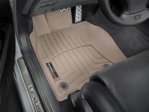 Lexus LS FloorLiner - Front - WeatherTech - DigitalFit - Tan - `13-`27