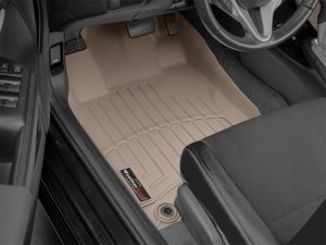 Honda Insight FloorLiner - Front - WeatherTech - DigitalFit - Tan - `10-`14