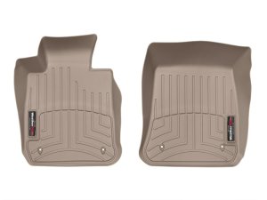 BMW X1 Floor Liners - Front - WeatherTech - FloorLiner DigitalFit (HDTE) - Tan - `13-`15