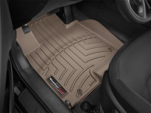 Hyundai Tucson FloorLiner - Front - WeatherTech - DigitalFit - Tan - `14-`15