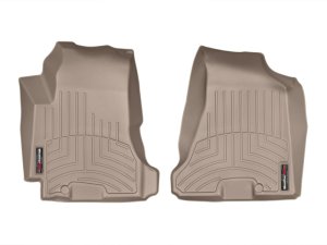 Hyundai Tucson FloorLiner - Front - WeatherTech - DigitalFit - Tan - `05-`09
