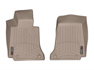 Mercedes-Benz C Class Floor Mats - Front - WeatherTech - FloorLiner DigitalFit - Tan - `15-`27 Mercedes-Benz C Class Floor Mats - Front - WeatherTech - FloorLiner DigitalFit - Tan - `15-`27