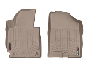 Hyundai Elantra FloorLiner - Front - WeatherTech - DigitalFit - Tan - `14-`27