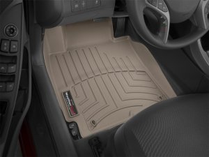 Hyundai Elantra FloorLiner - Front - WeatherTech - DigitalFit - Tan - `14-`27