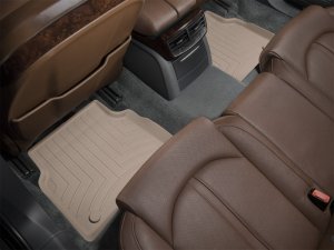 Audi A8 FloorLiner - Rear - WeatherTech - DigitalFit - Tan - `11-`18