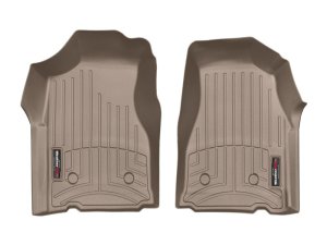 Chevrolet Colorado FloorLiner - Front - WeatherTech - DigitalFit - Tan - `04-`12