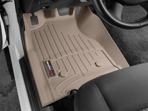 Chevrolet Colorado FloorLiner - Front - WeatherTech - DigitalFit - Tan - `04-`12