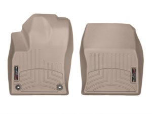 Toyota Prius FloorLiner - Front - WeatherTech - DigitalFit - Tan - `16-`27