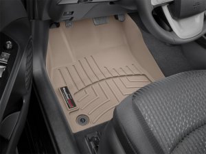 Toyota Prius FloorLiner - Front - WeatherTech - DigitalFit - Tan - `16-`27