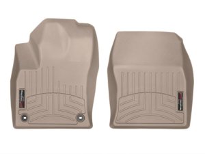 Toyota Prius FloorLiner - Front - WeatherTech - DigitalFit - Tan - `16-`27