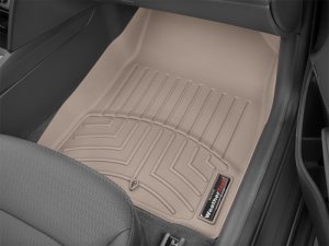 Hyundai Elantra FloorLiner - Front - WeatherTech - DigitalFit - Tan - `17-`27