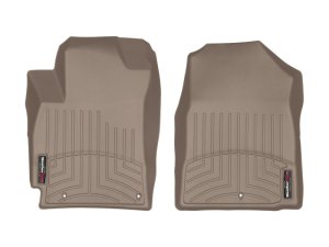 Hyundai Elantra FloorLiner - Front - WeatherTech - DigitalFit - Tan - `17-`27