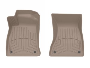 Audi S4 Floor Mat Set - Front - WeatherTech - FloorLiner HP - Tan - `17-`24