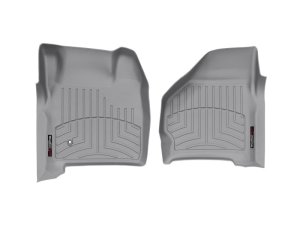 Ford F250 Super Duty FloorLiner - Front - WeatherTech - DigitalFit - Grey - `99-`07