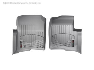 Ford F150 Regular Cab FloorLiner - Front - WeatherTech - DigitalFit - Grey - `04-`08 Ford F150 Regular Cab FloorLiner - Front - WeatherTech - DigitalFit - Grey - `04-`08
