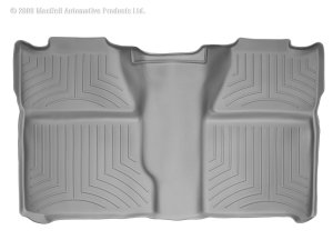 Chevrolet Silverado FloorLiner - Rear - WeatherTech - DigitalFit - Grey - `07-`13