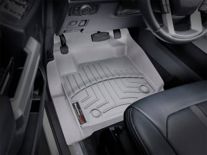 Ford Super Duty FloorLiner - Front - WeatherTech - DigitalFit - Grey - 2017