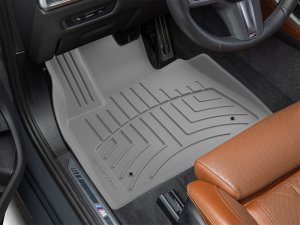 BMW X5 40i Floor Mat Set - Front - WeatherTech - FloorLiner HP - Grey - `19-`24