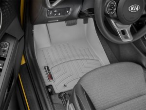 Kia Soul FloorLiner - Front - WeatherTech - DigitalFit - Grey - `20-`27
