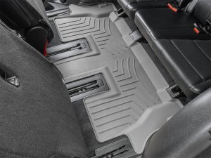 Kia Telluride Floor Mat Set - Rear - WeatherTech - FloorLiner HP - Grey - `20-`27
