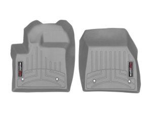Land Rover Range Rover Evoque Floor Mats - Front - WeatherTech - FloorLiner DigitalFit - Grey - `20-`27