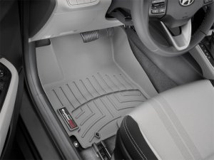 Hyundai Venue FloorLiner - Front - WeatherTech - DigitalFit - Grey - `20-`27