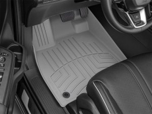 Honda Pilot Floor Mat Set - Front - WeatherTech - FloorLiner HP - Grey - `23-`24