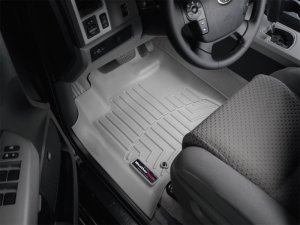 Toyota Tundra FloorLiner - Front - WeatherTech - DigitalFit - Grey - `07-`09