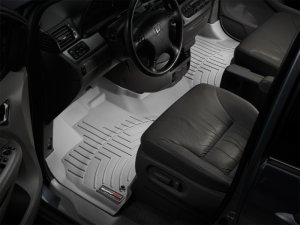 Honda Odyssey FloorLiner - Front - WeatherTech - DigitalFit - Grey - `05-`10