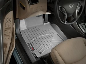 Hyundai Elantra Floor Liner - Front - WeatherTech - DigitalFit - Grey - `11-`27
