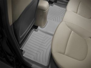 Hyundai Accent Floor Mat Set - Rear - WeatherTech - DigitalFit - Grey - `12-`27