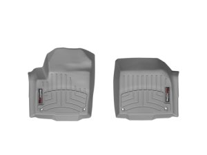 Land Rover Range Rover Evoque Floor Liners - Front - WeatherTech - FloorLiner DigitalFit (HDTE) - Grey - `12-`27