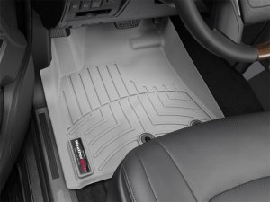 Toyota Land Cruiser FloorLiner - Front - WeatherTech - DigitalFit - Grey - `12-`13
