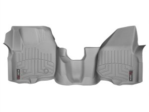 Ford F550 FloorLiner - Front - WeatherTech - DigitalFit - Grey - `12-`13