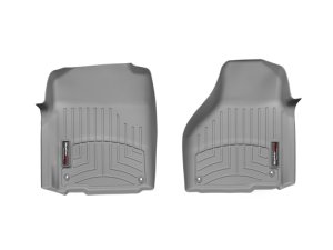 Dodge Ram FloorLiner - Front - WeatherTech - DigitalFit - Grey - `12-`13