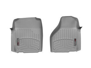 Dodge Ram FloorLiner - Front - WeatherTech - DigitalFit - Grey - `12-`13