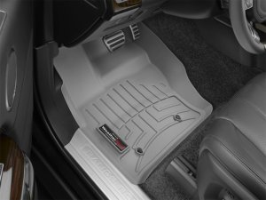 Land Rover Range Rover Floor Liners - Front - WeatherTech - DigitalFit FloorLiner (HDTE) - Grey - `13-`27