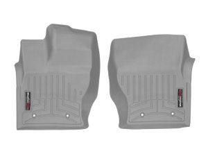 Land Rover Range Rover Floor Liners - Front - WeatherTech - DigitalFit FloorLiner (HDTE) - Grey - `13-`27