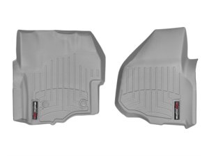 Ford F-550 Floor Liner - Front - WeatherTech - DigitalFit - Grey - `14-`15