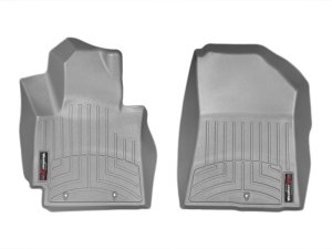 Kia Soul Floor Mat Set - Front - WeatherTech - FloorLiner DigitalFit - Grey - `14-`27
