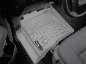 Ford F-150 FloorLiner - Front - WeatherTech - DigitalFit - Grey - `09-`14