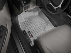 Honda Civic FloorLiner - Front - WeatherTech - DigitalFit - Grey - `14-`15