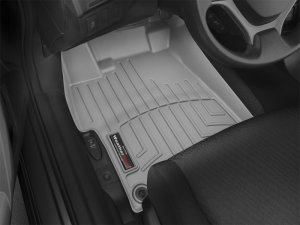 Honda Civic FloorLiner - Front - WeatherTech - DigitalFit - Grey - `14-`15