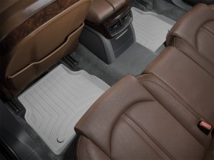 Audi S8 FloorLiner - Rear - WeatherTech - DigitalFit - Grey - `11-`18