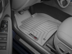 Hyundai Genesis FloorLiner - Front - WeatherTech - DigitalFit - Grey - `15-`27