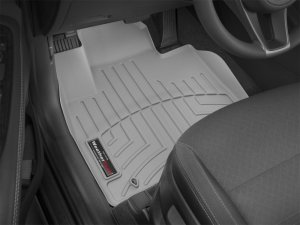 Kia Sorento Floor Mats - Front - WeatherTech - FloorLiner DigitalFit - Grey - `16-`20