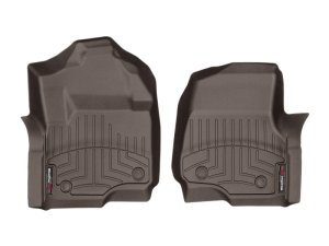 Ford Super Duty FloorLiner - Front - WeatherTech - DigitalFit - Cocoa - 2017