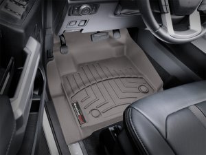 Ford Super Duty FloorLiner - Front - WeatherTech - DigitalFit - Cocoa - 2017
